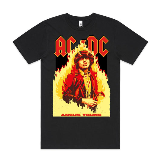 AC/DC V6 T-Shirt Band Family Tee Music Rock And Roll