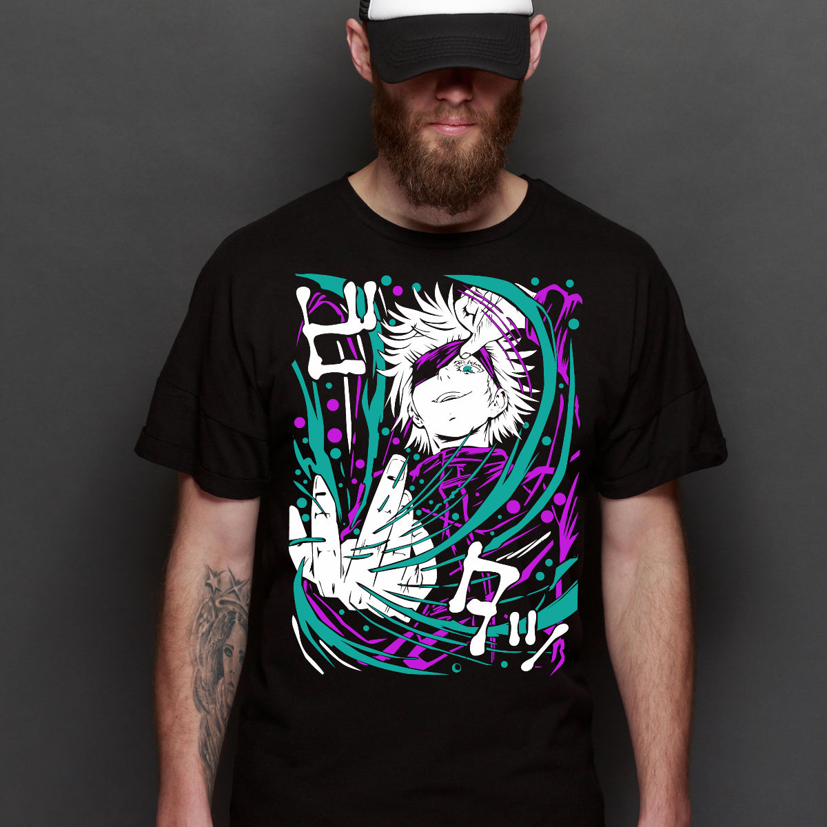 Jujutsu Kaisen Satoru Gojo V11 T-shirt Japanese Anime Tee