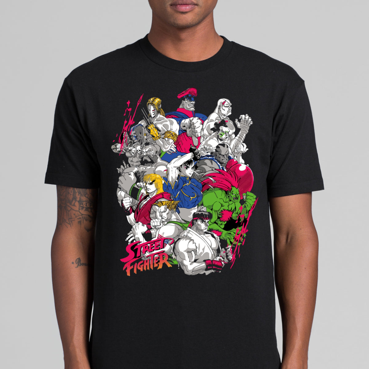 Street Fighters T-shirt Japanese Gaming Tee