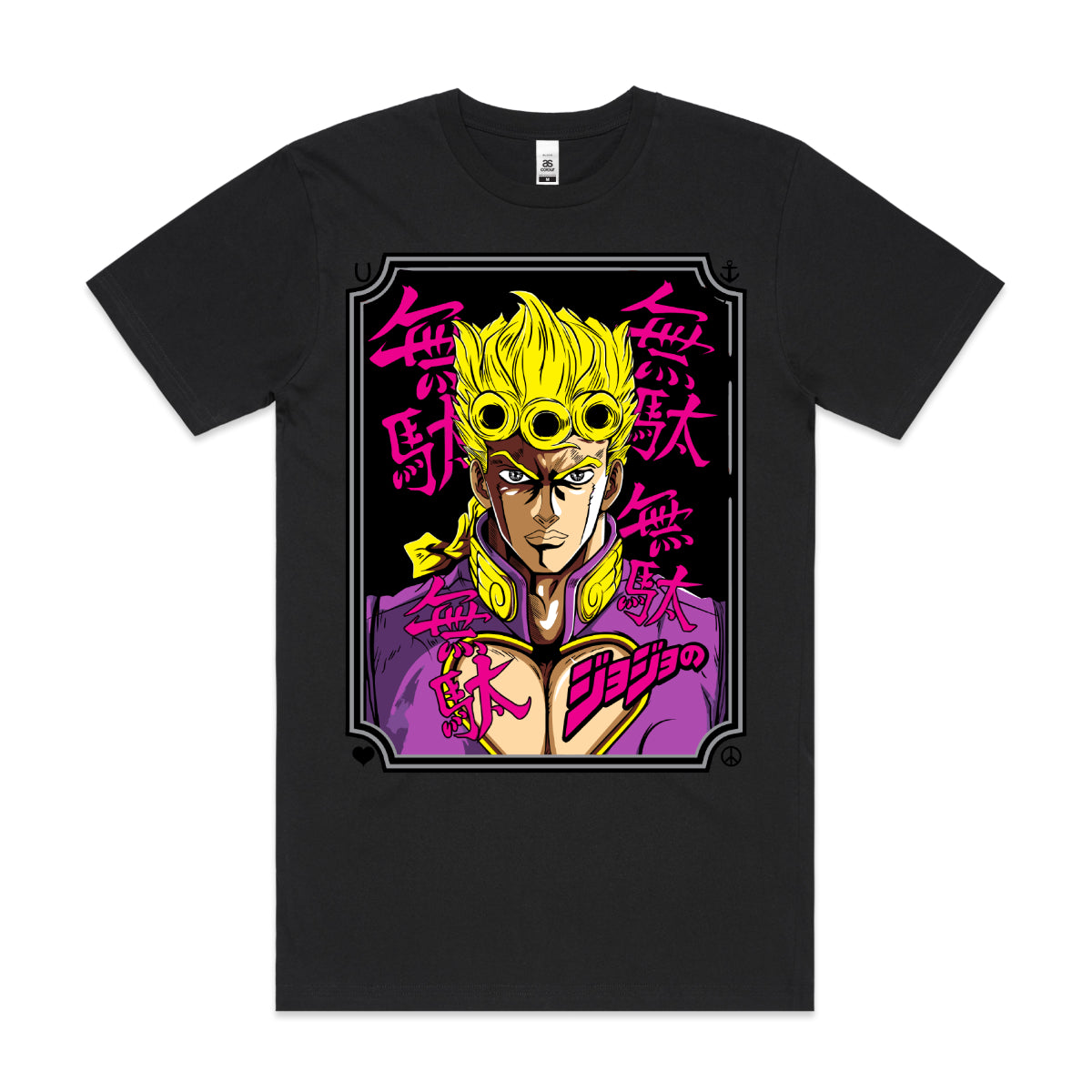 JoJo's Bizarre Adventure Giorno Giovanna T-shirt Japanese Anime