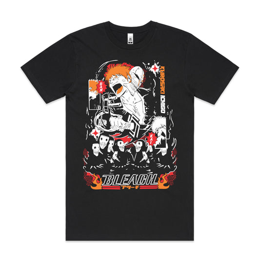 Bleach Ichigo Kurosaki V5 T-shirt Japanese Anime Tee