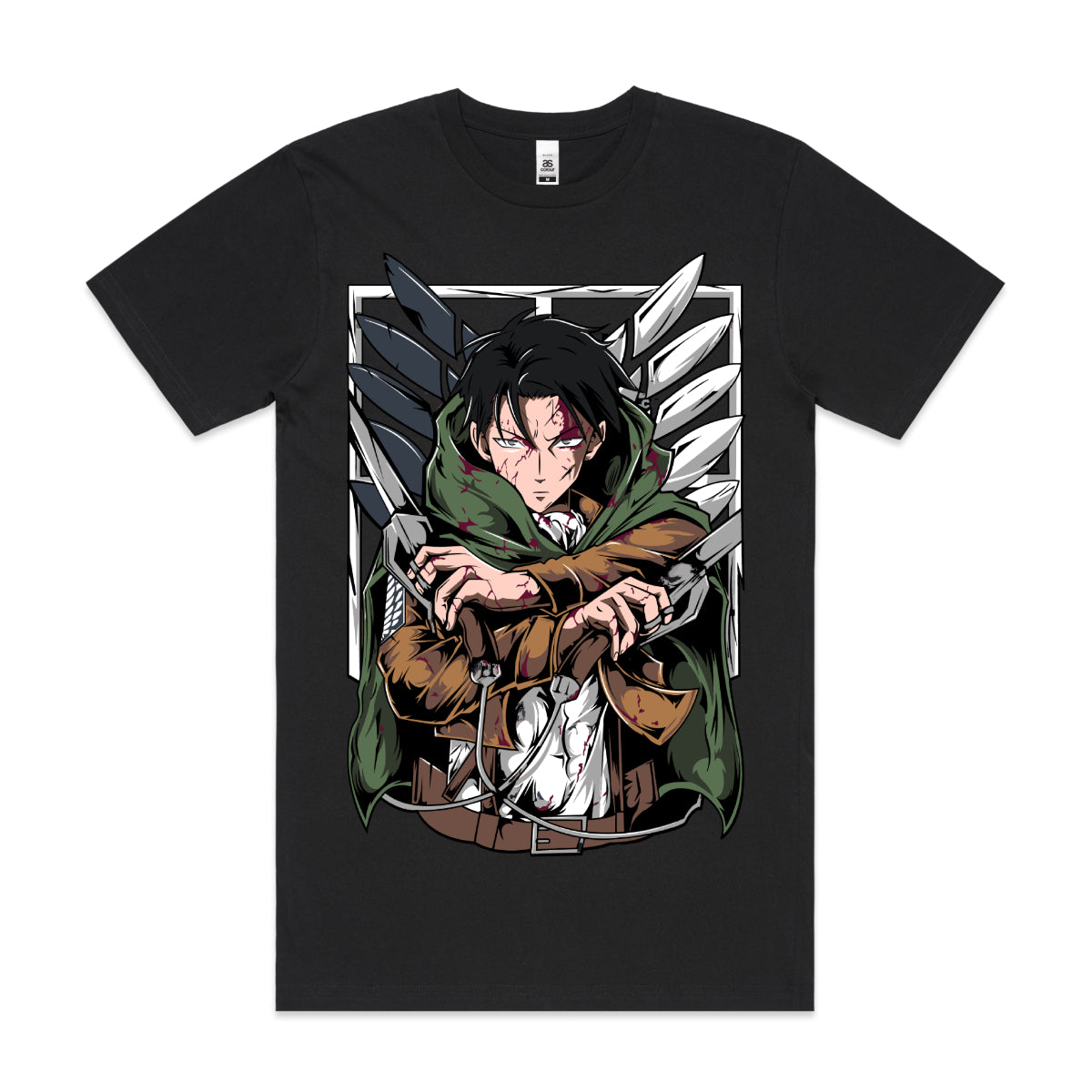 Attack On Titan V3 Levi T-shirt Japanese Anime Tee