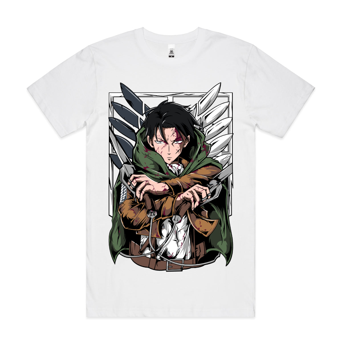 Attack On Titan V3 Levi T-shirt Japanese Anime Tee