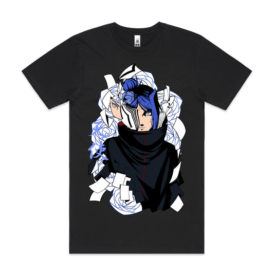 Naruto Shippuden Konan Akatsuki T-Shirt Japanese Anime Tee