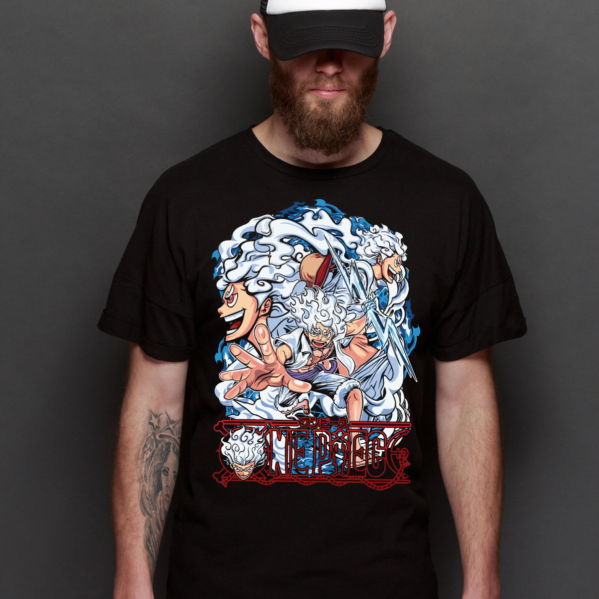 One Piece Luffy V27 T-Shirt Japanese Anime Tee