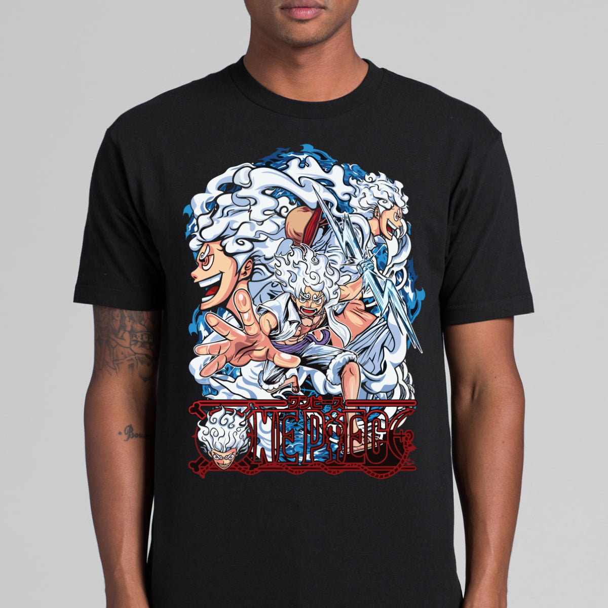 One Piece Luffy V27 T-Shirt Japanese Anime Tee