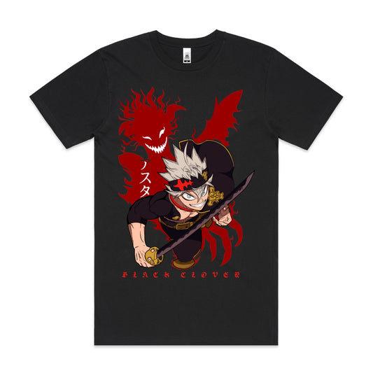 Black Clover Asta V2 T-Shirt Japanese Anime Tee