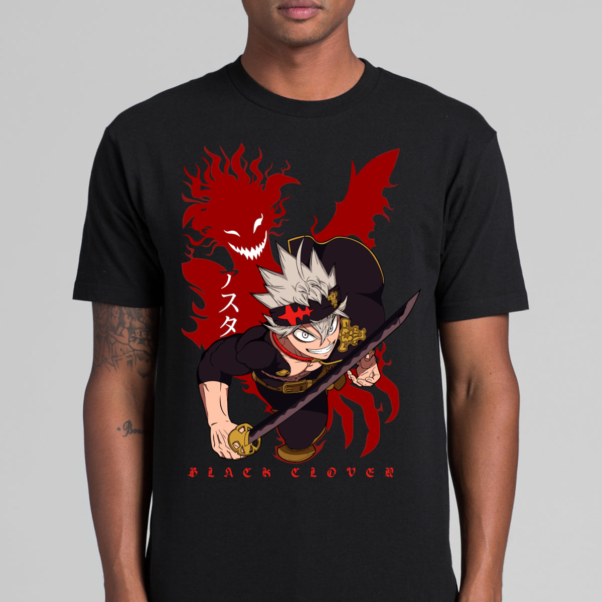 Black Clover Asta V2 T-Shirt Japanese Anime Tee