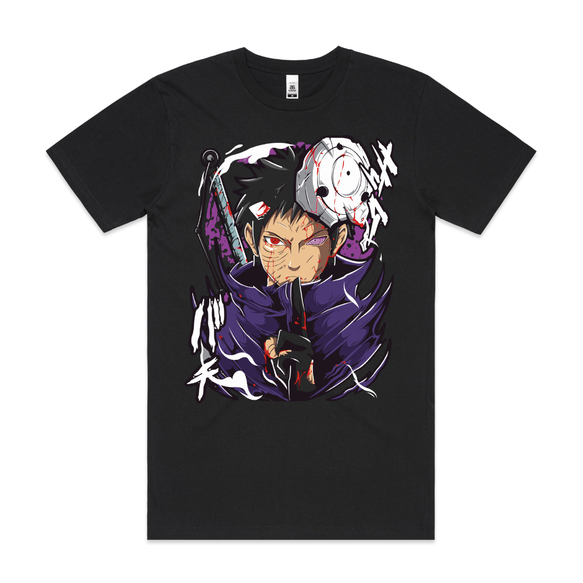 Naruto Obito Uchiha Ver4 T-Shirt Japanese Anime Tee