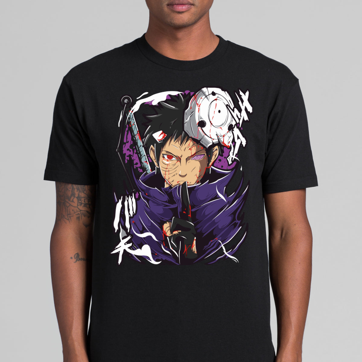 Naruto Obito Uchiha Ver4 T-Shirt Japanese Anime Tee