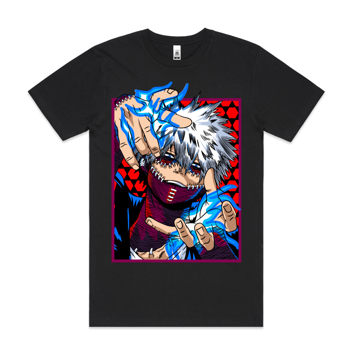 My Hero Academia Todoroki Toya Dabi T-shirt Japanese anime Tee