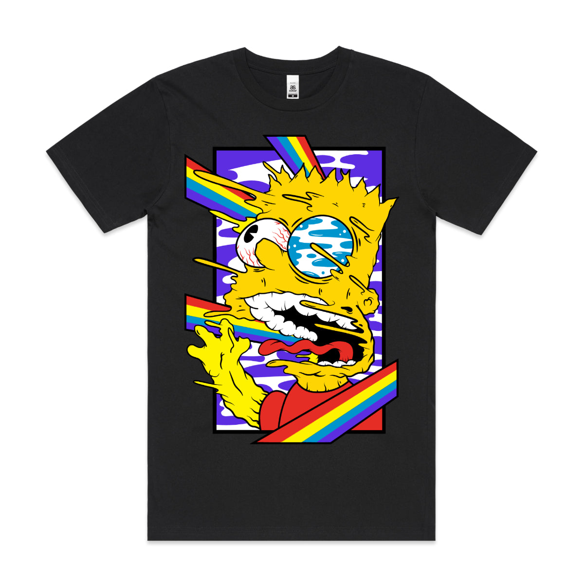 The Simpsons Bart Shocked T-Shirt Funny Tee