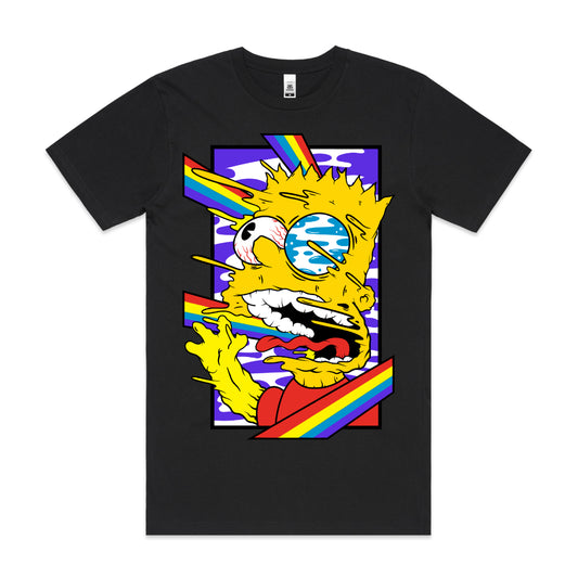 The Simpsons Bart Shocked T-Shirt Funny Tee