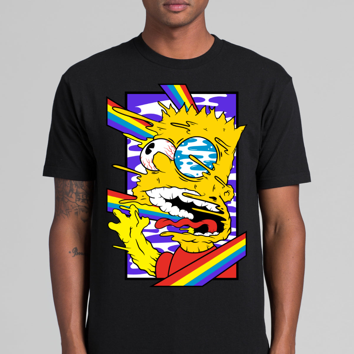 The Simpsons Bart Shocked T-Shirt Funny Tee