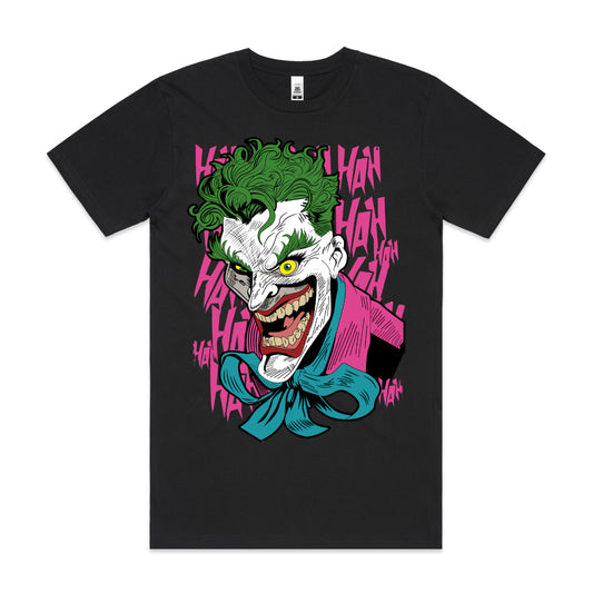 The Joker Haha Batman T-Shirt Super Villain Tee