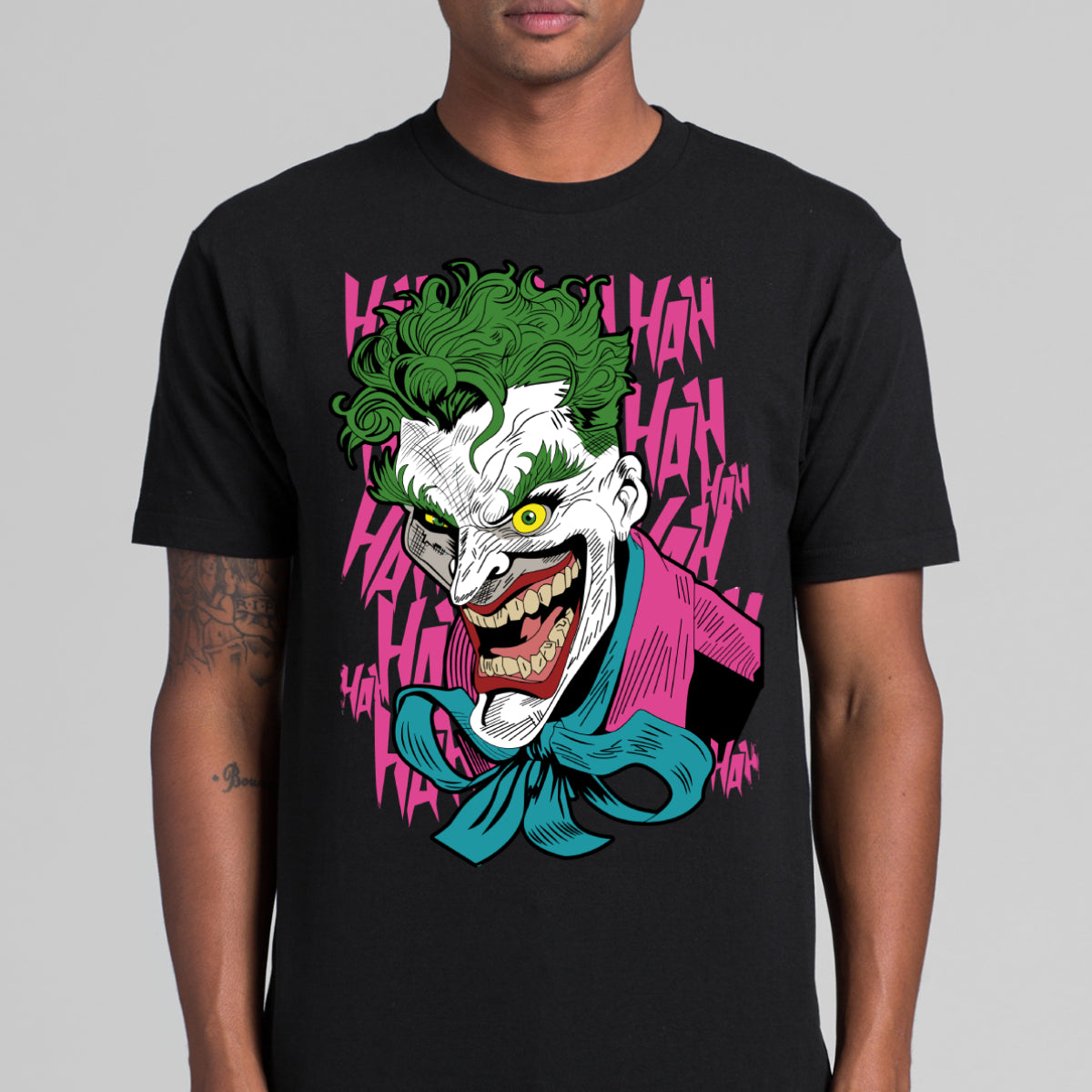 The Joker Haha Batman T-Shirt Super Villain Tee