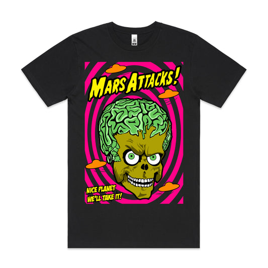Mars Attacks T-Shirt Mars Funny Tee