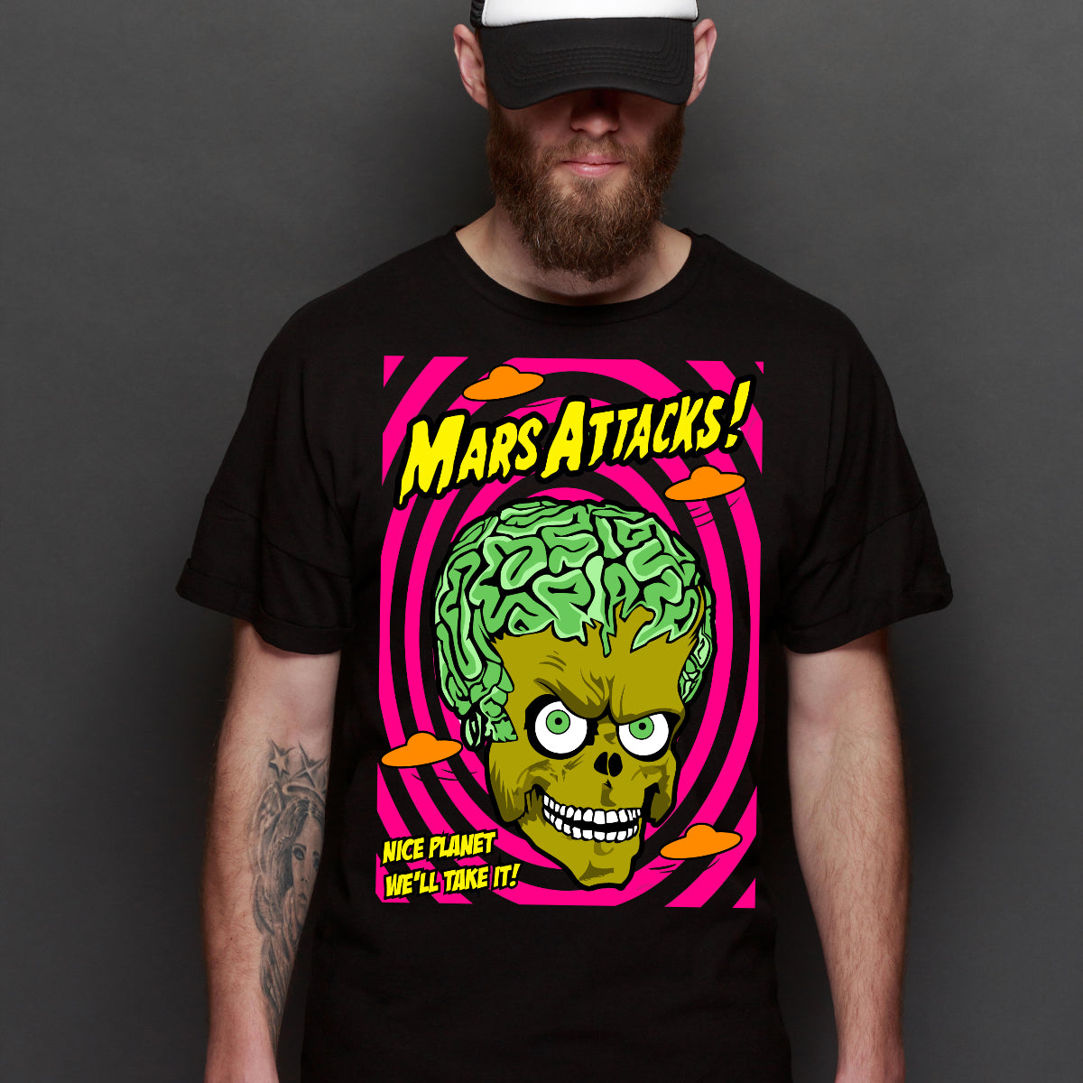 Mars Attacks T-Shirt Mars Funny Tee