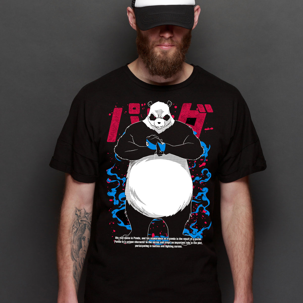 Jujutsu Kaisen Panda T-shirt Japanese Anime Tee