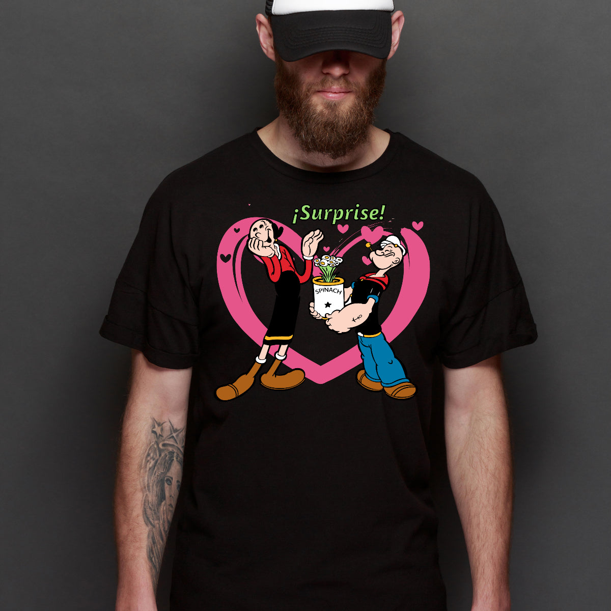 Popeye The Sailorman T-Shirt Cartoon Tee