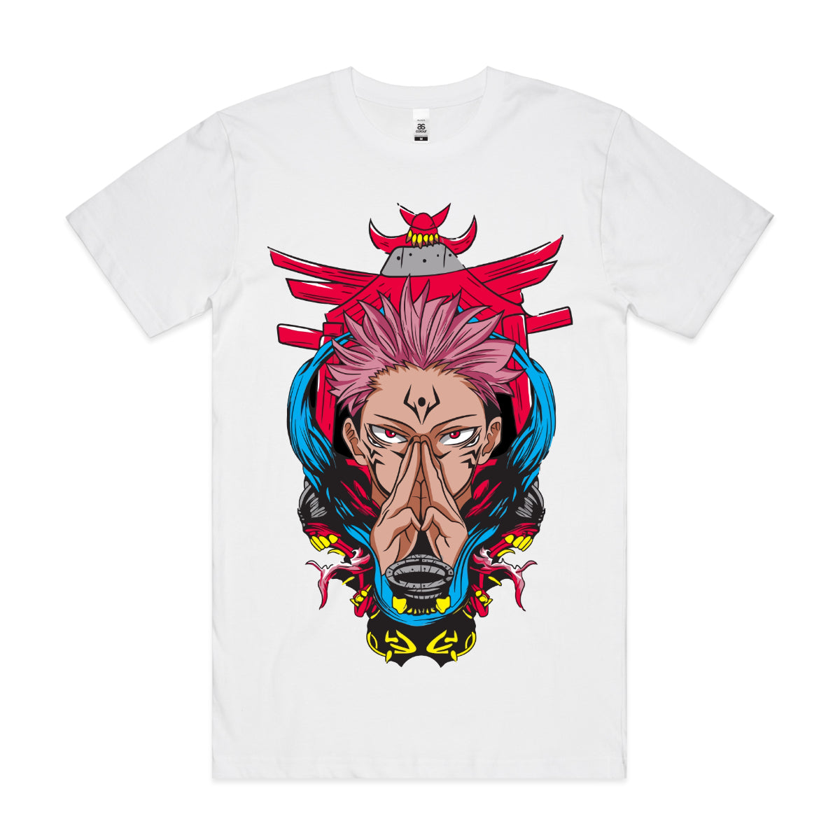 jujutsu kaisen V23 Ryomen Sukuna T-Shirt Japanese Anime Tee