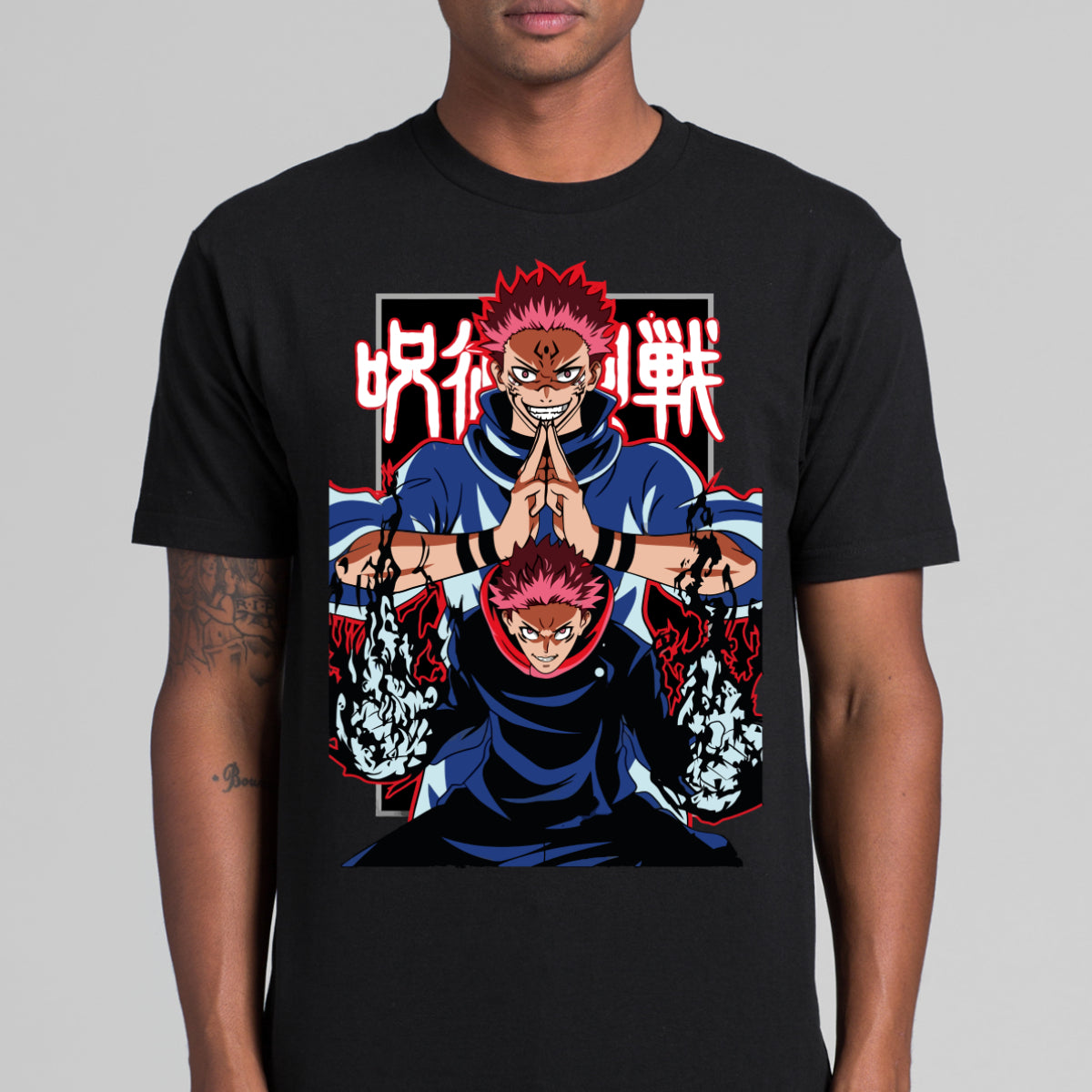Jujutsu Kaisen V24 Ryomen Sukuna T-Shirt Japanese Anime Tee