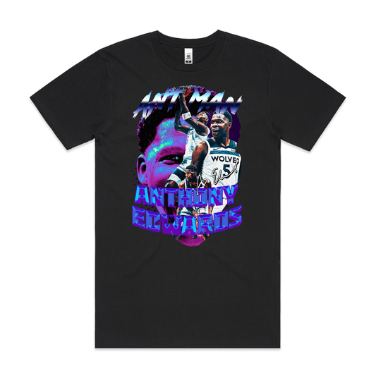 Anthony Edwards Ant Man V3 NBA T-Shirt Sport Athlete Family Tee