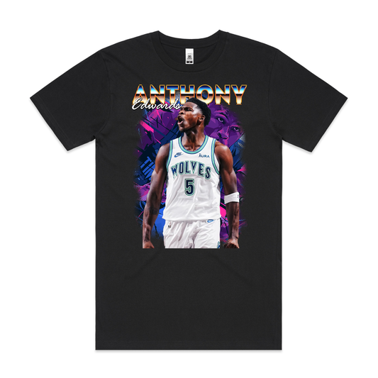 Anthony Edwards NBA T-Shirt Sport Athlete Family Tee