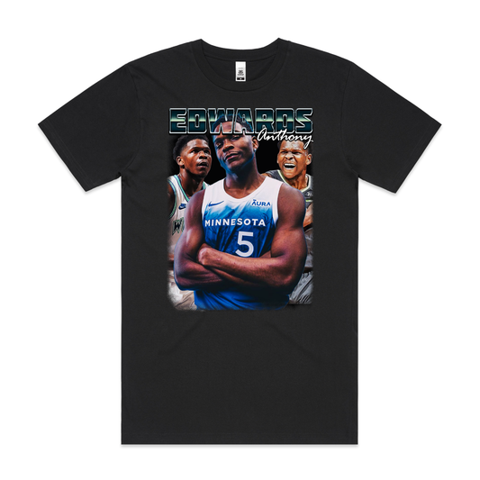 Anthony Edwards V2 NBA T-Shirt Sport Athlete Family Tee