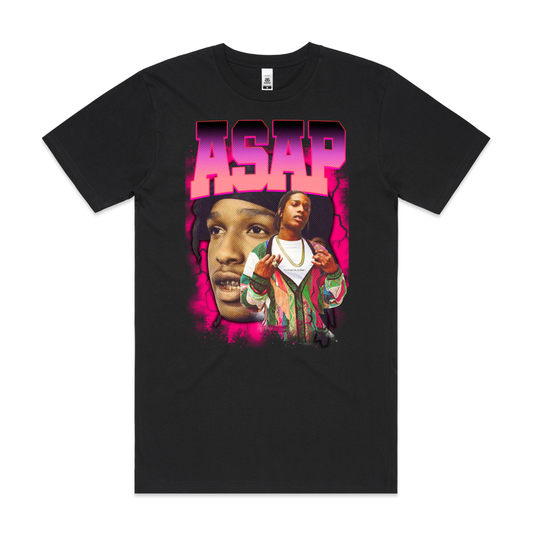 ASAP ROCKY V5 T-Shirt Rapper Family Fan Music Hip Hop Culture