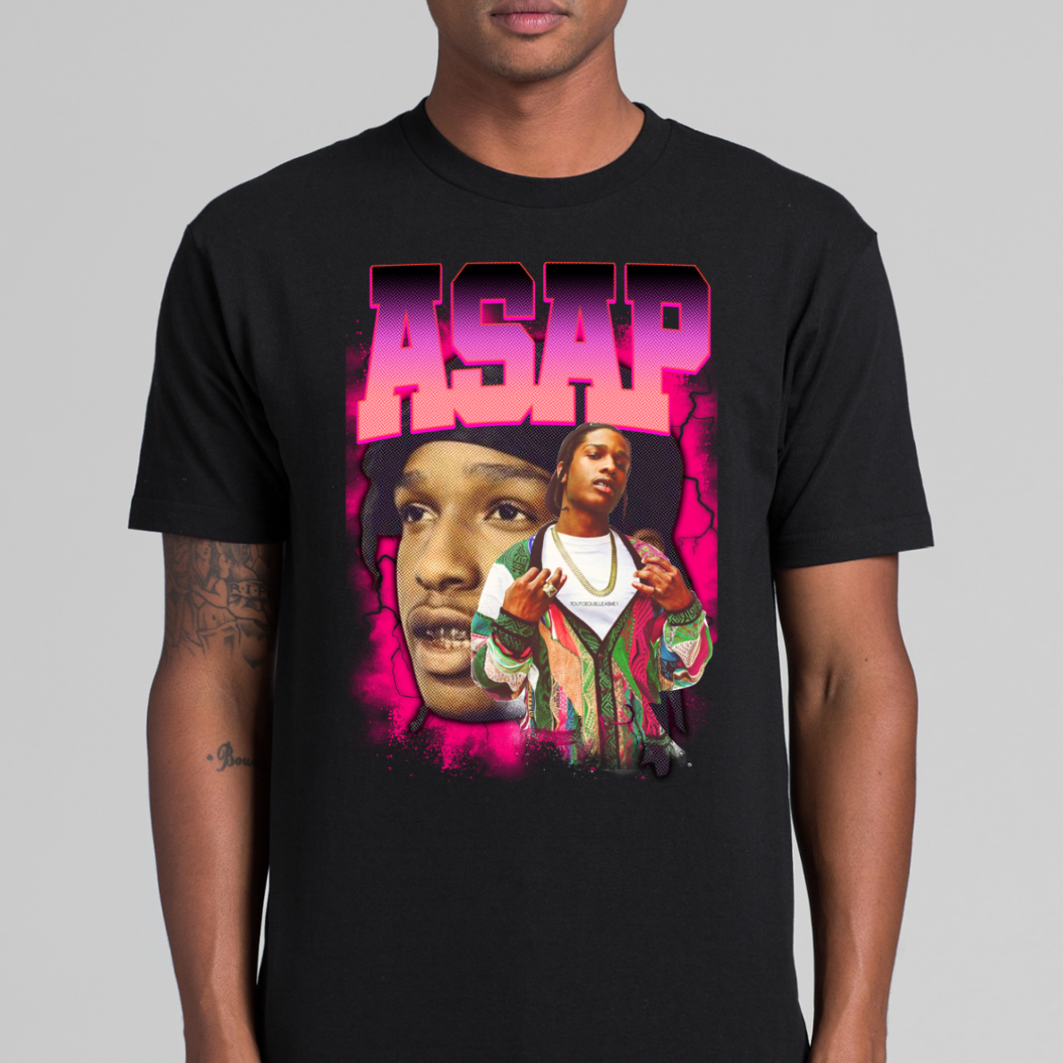 ASAP ROCKY V5 T-Shirt Rapper Family Fan Music Hip Hop Culture