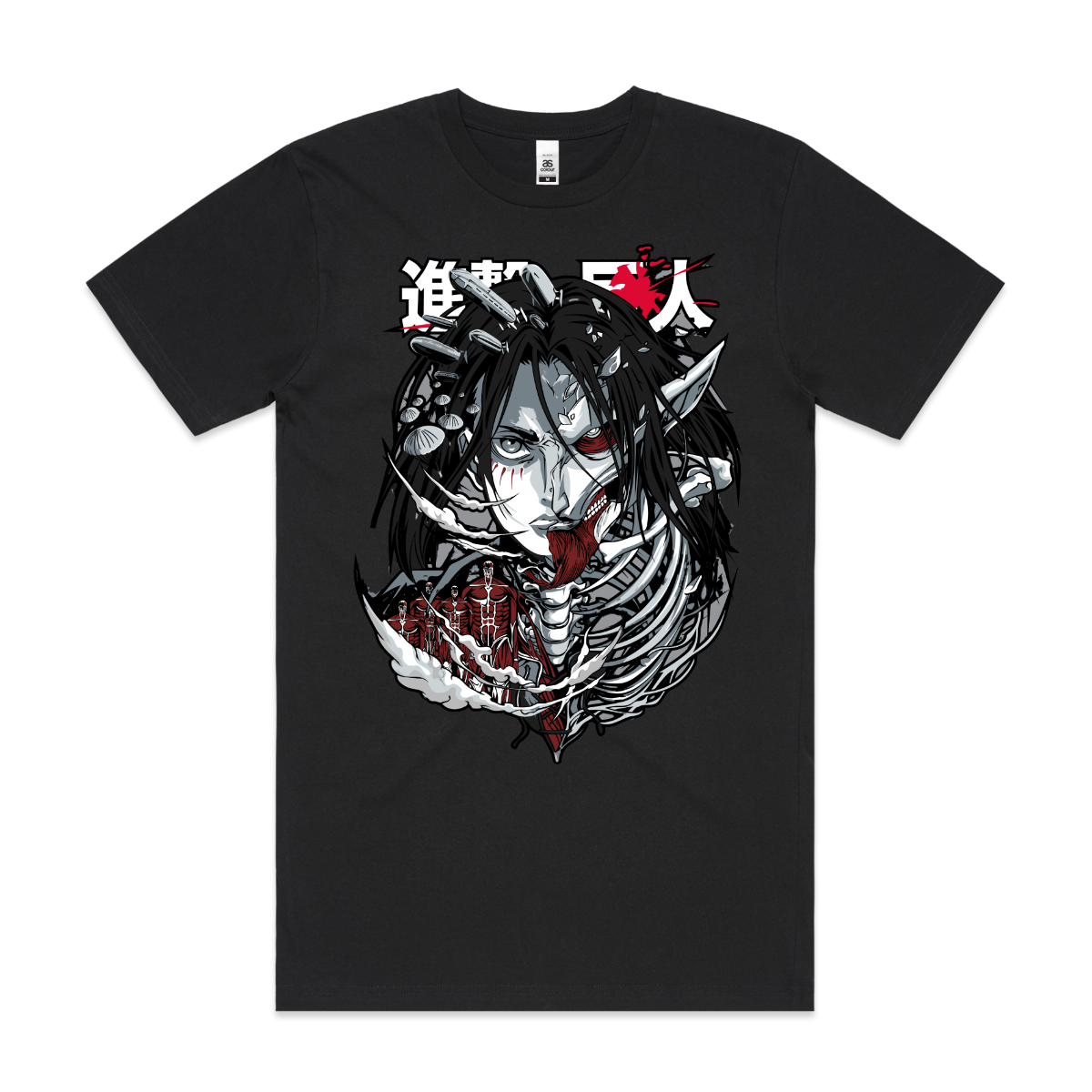 Attack On Titan Eren Yeager 04 T-shirt Japanese Anime