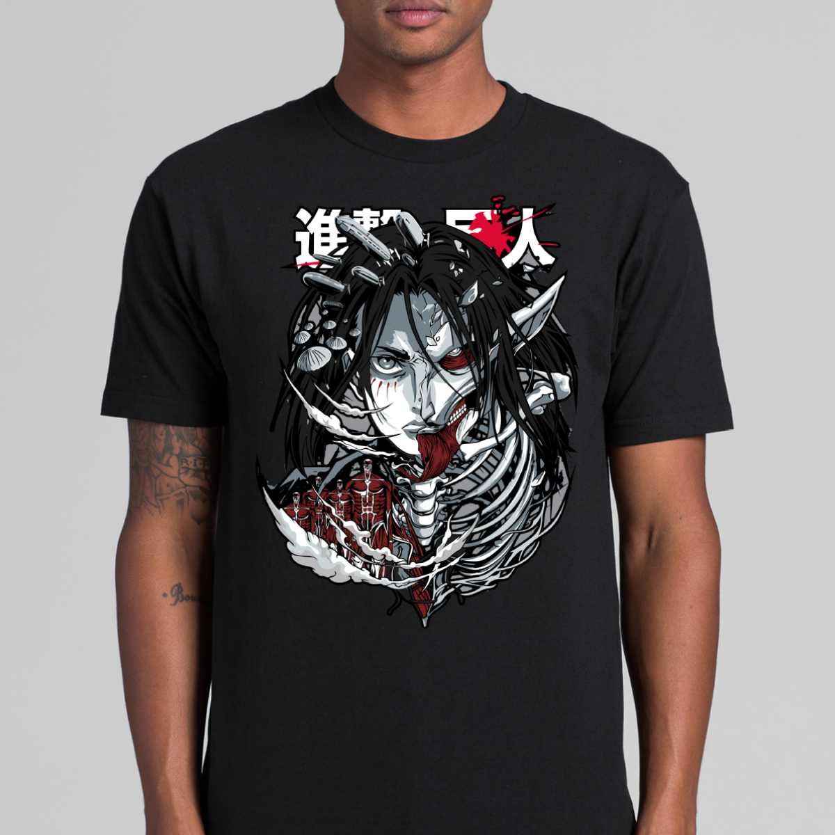 Attack On Titan Eren Yeager 04 T-shirt Japanese Anime