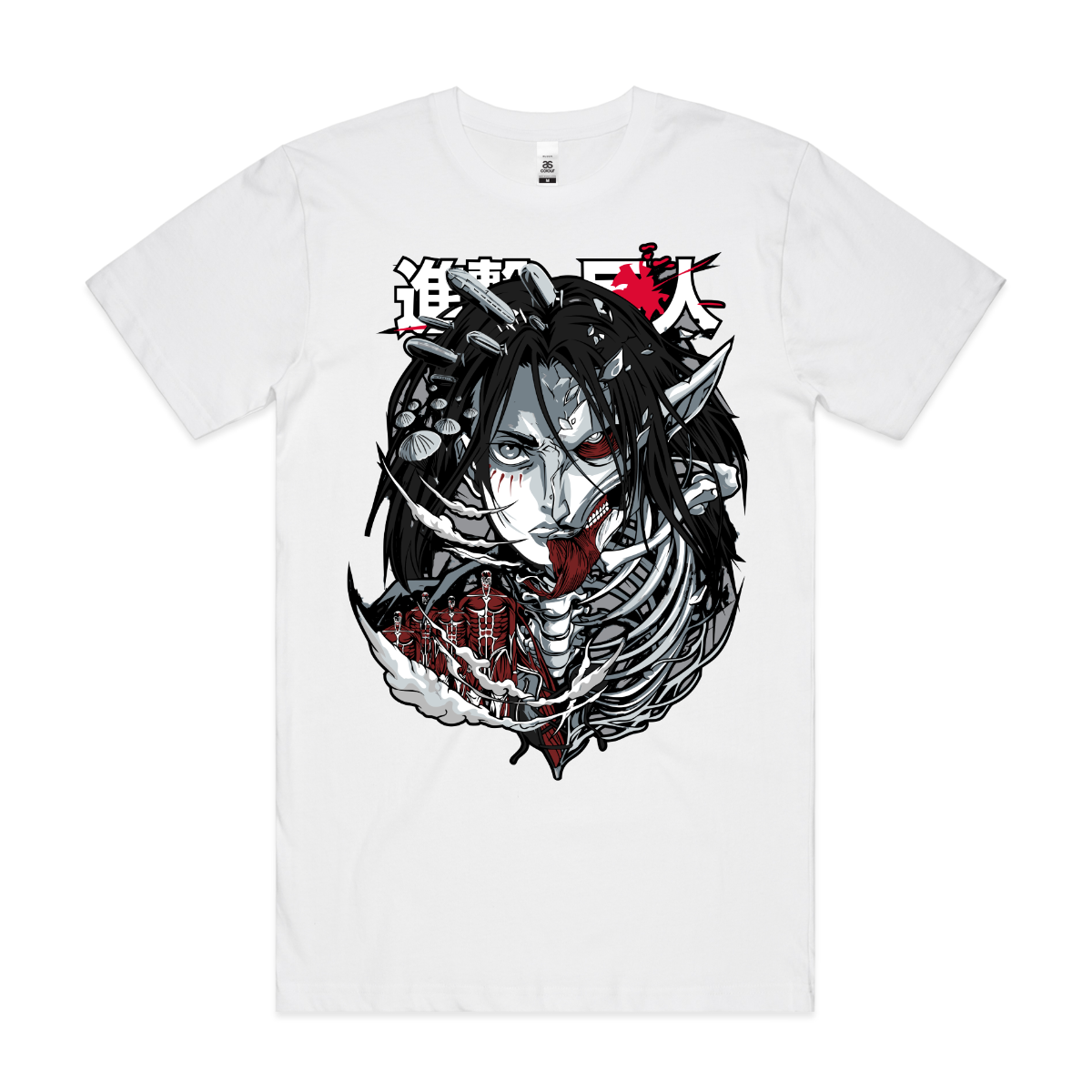 Attack On Titan Eren Yeager 04 T-shirt Japanese Anime