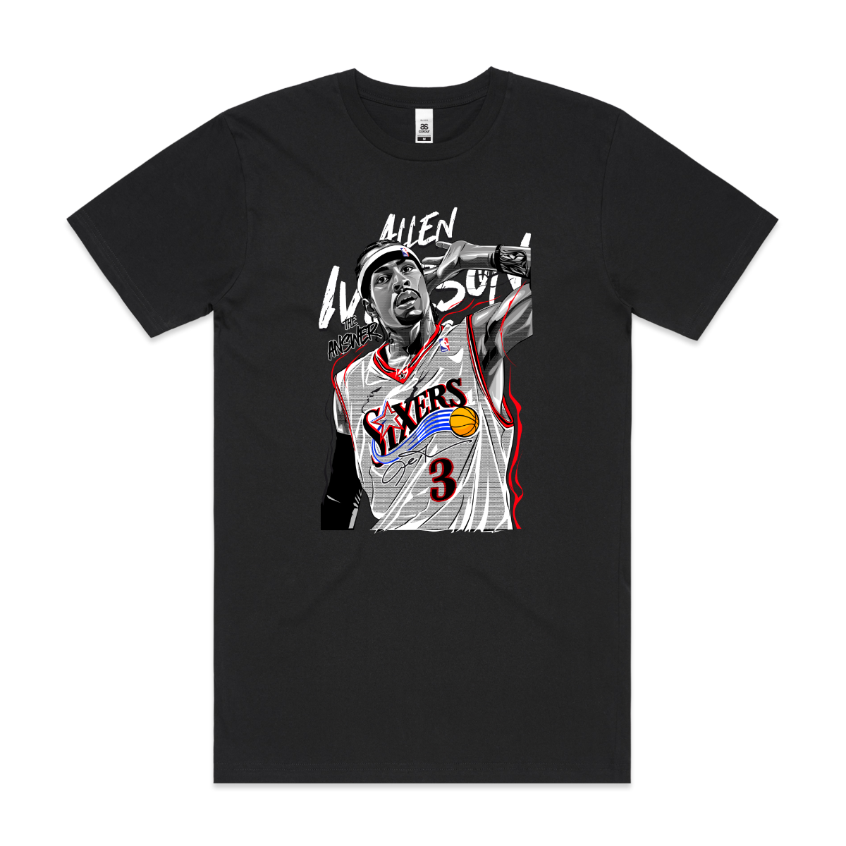 Allen Iverson V12 NBA T-Shirt Sport Athlete Family Tee