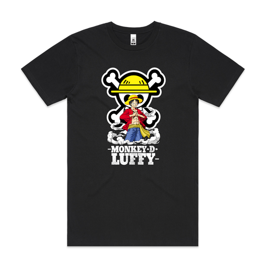 One Piece Luffy D Monkey V8 T-shirt Japanese Anime Tee