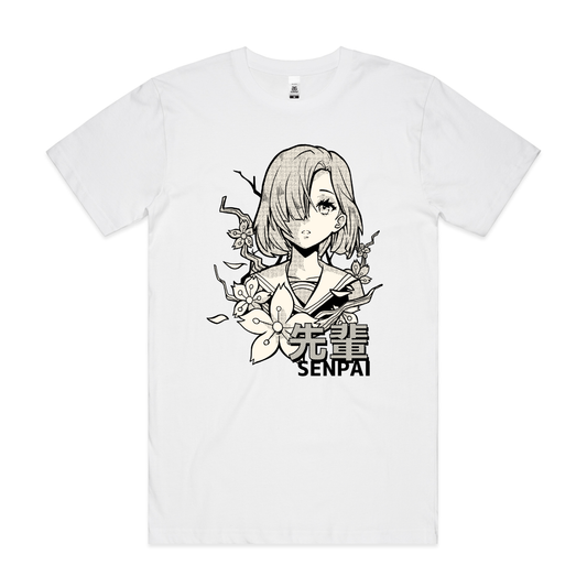 Anime Girl Senpai T-Shirt Japanese Anime Tee