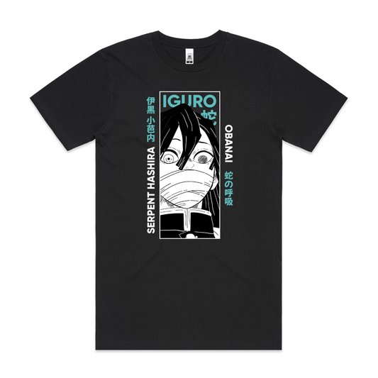 Demon Slayer Obanai Iguro T-Shirt Japanese Anime Tee