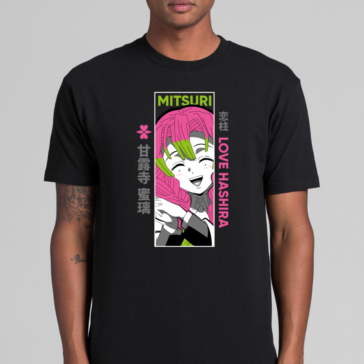 Demon Slayer Mitsuri Kanroji V2 T-Shirt Japanese Anime Tee