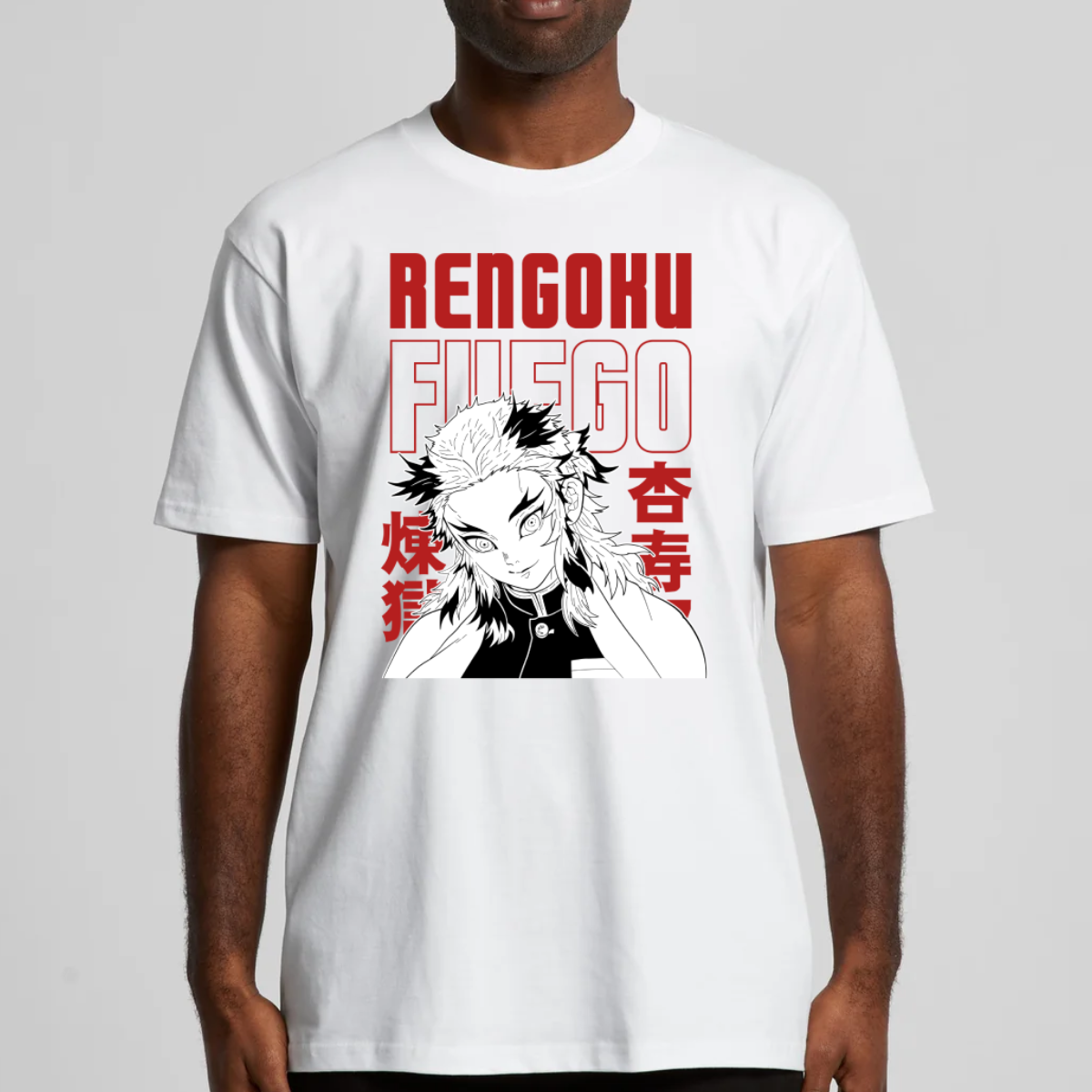 Demon Slayer Kyojuro Rengoku Ver10 T-Shirt Japanese Anime Tee