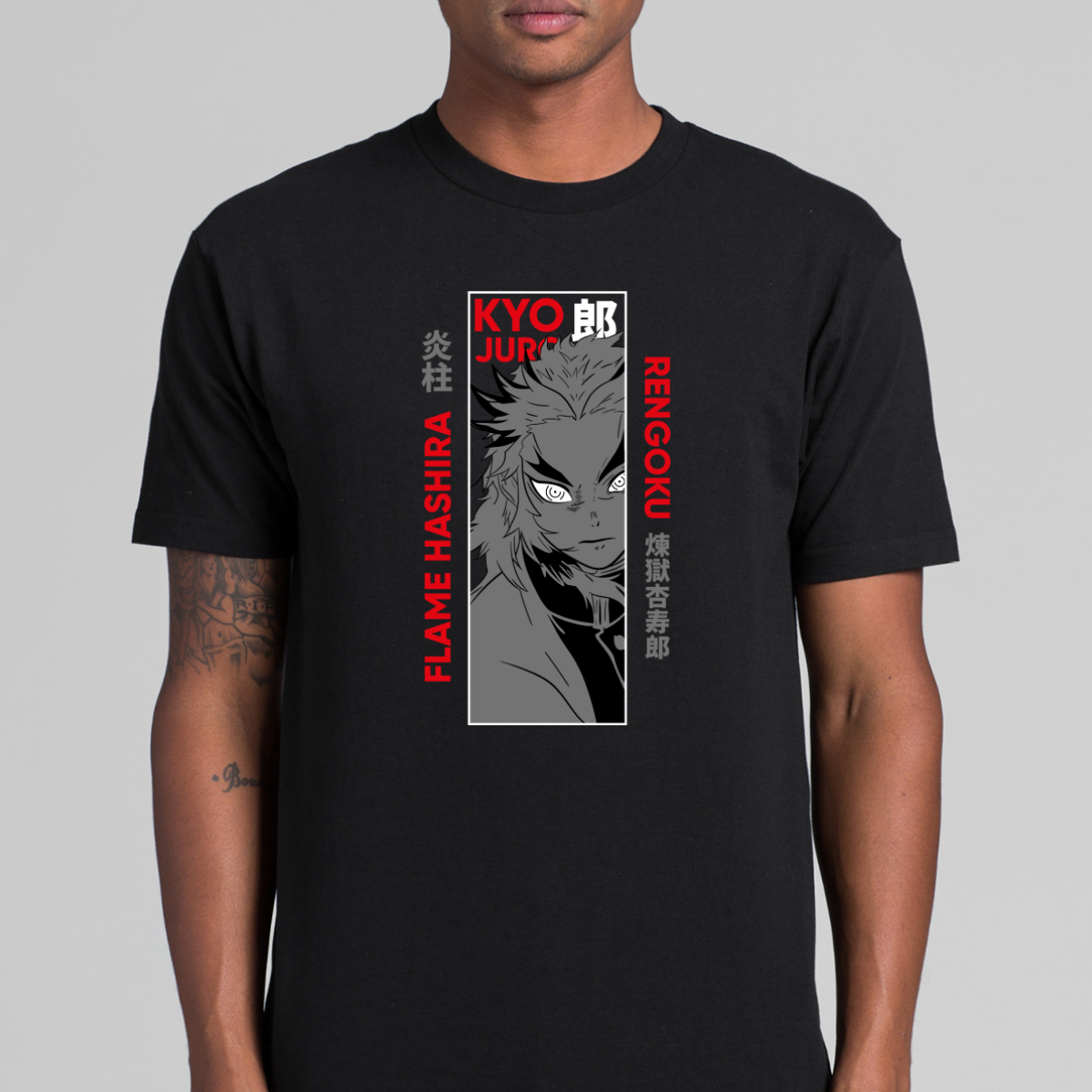 Demon Slayer Kyojuro Rengoku Ver11 T-Shirt Japanese Anime Tee
