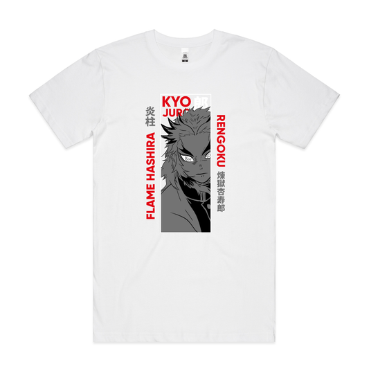 Demon Slayer Kyojuro Rengoku Ver11 T-Shirt Japanese Anime Tee