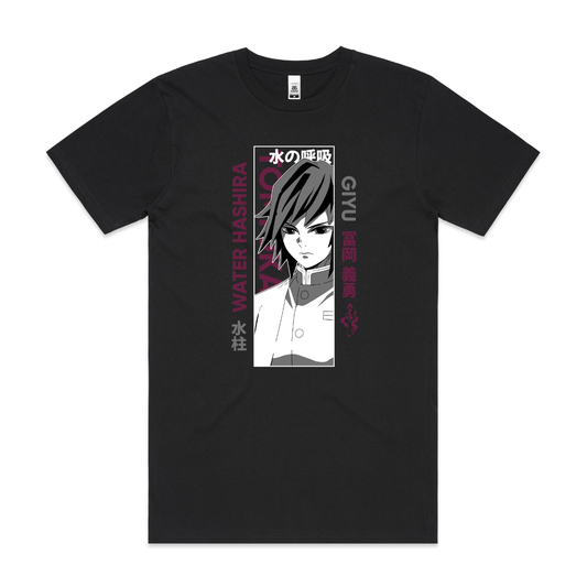 Demon Slayer Giyu Tomioka V2 T-Shirt Japanese Anime Tee