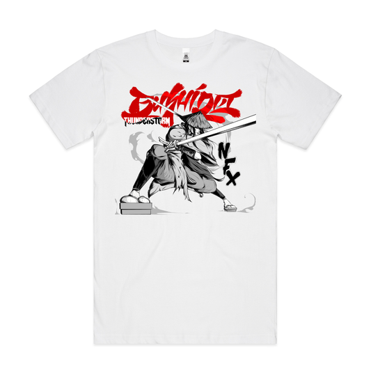 Bushido Thunderstorm T-Shirt Anime Art Tee