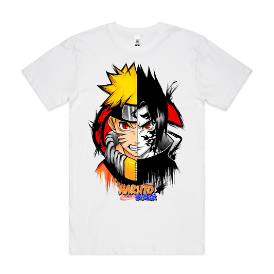 Naruto x Sasuke V2 T-Shirt Japanese Anime Tee