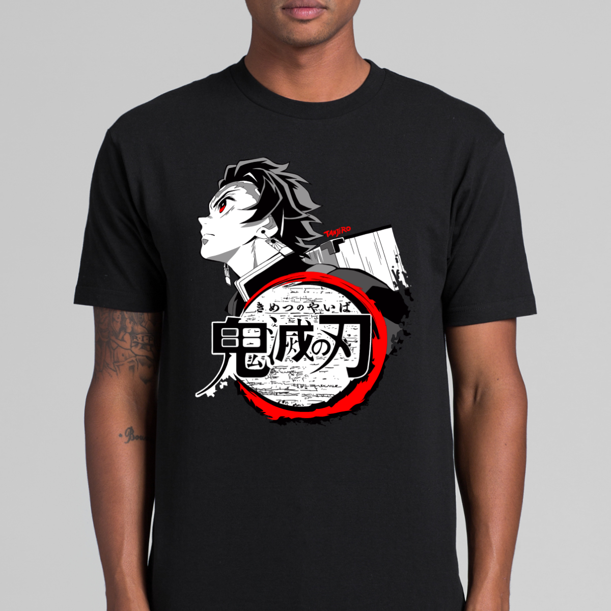 Demon Slayer Kamado Tanjiro V8 T-Shirt Japanese Anime Tee