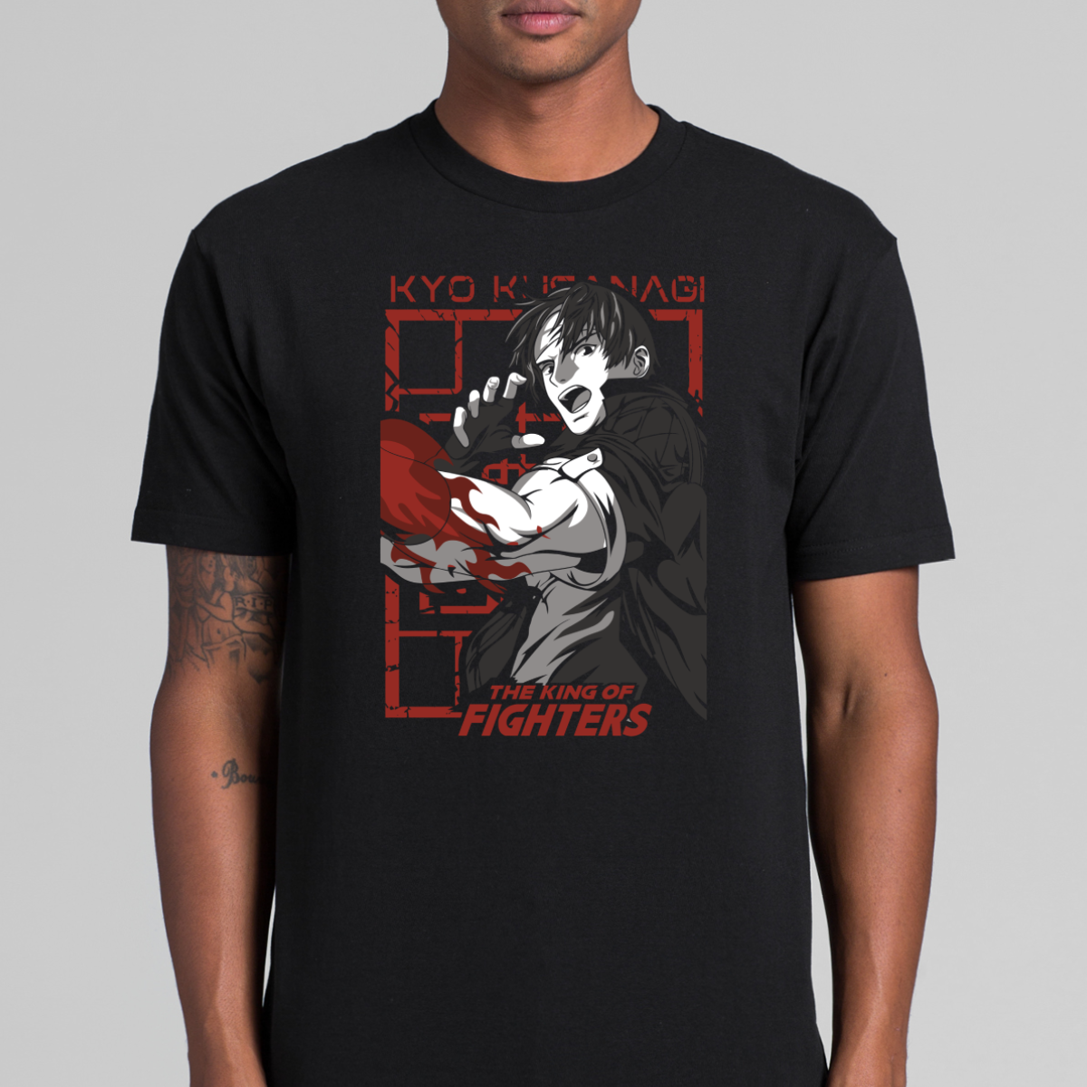 The King of Fighters Kyo Kusanagi T-Shirt Japanese Anime Tee