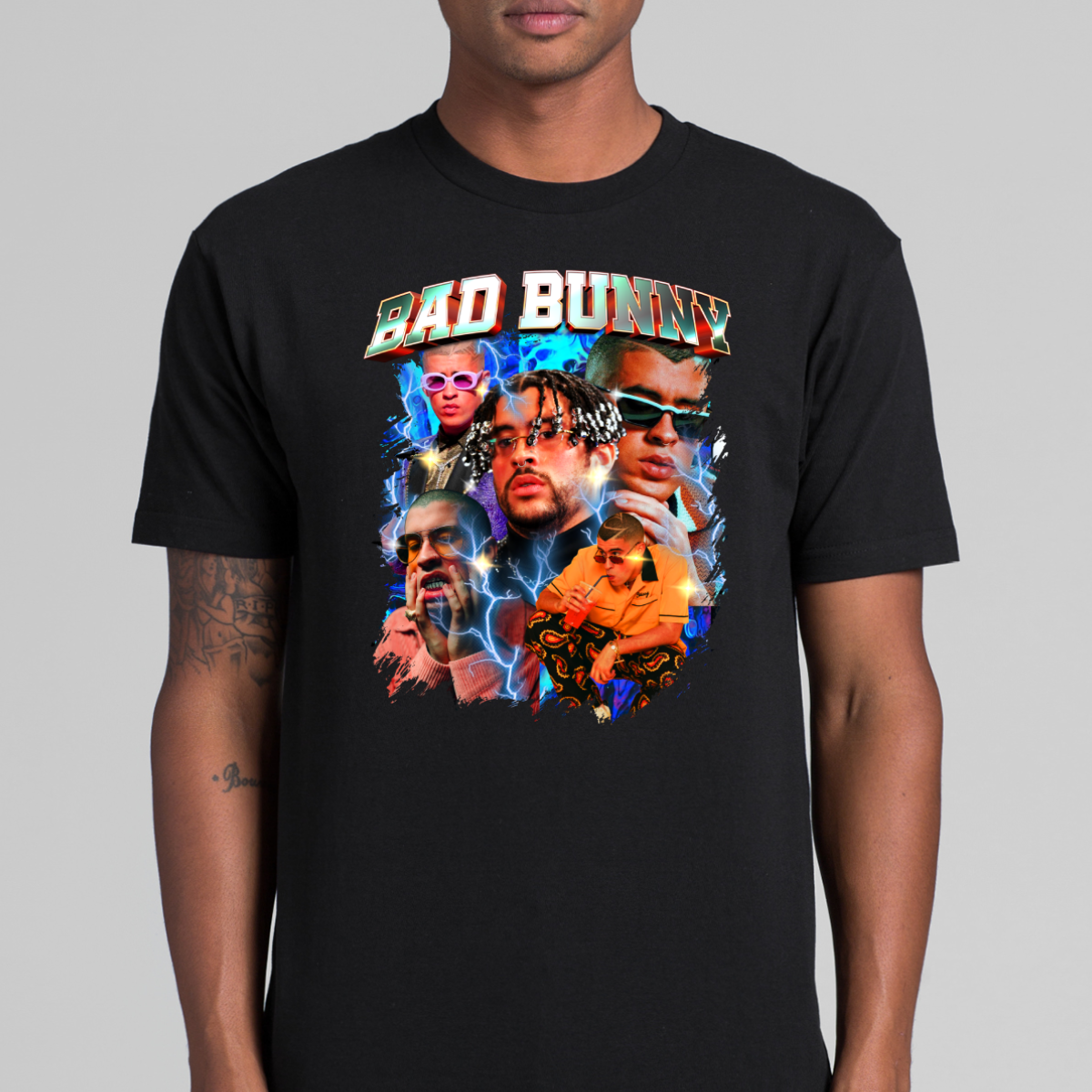 Bad Bunny V6 T-Shirt Rapper Family Fan Music Hip Hop Culture