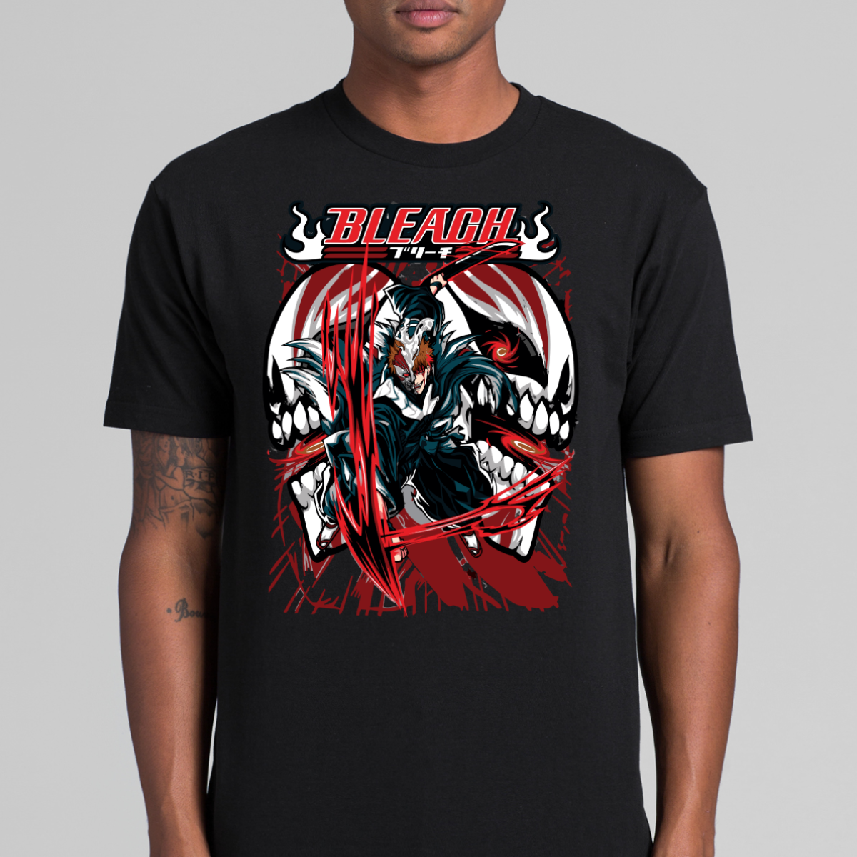 Bleach Ichigo Kurosaki V9 T-shirt Japanese Anime Tee