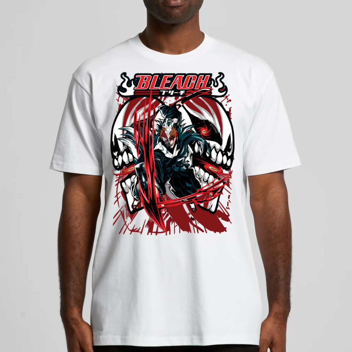 Bleach Ichigo Kurosaki V9 T-shirt Japanese Anime Tee